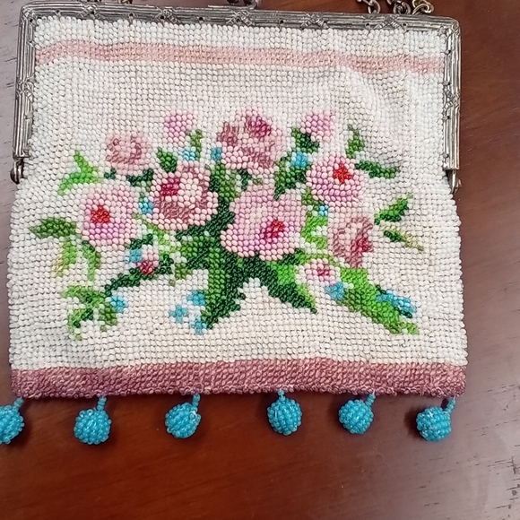Vintage Beaded Purse - Picture 4 of 6